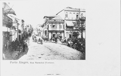 Porto Alegre. Rua Marechal Floriano. 